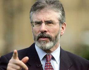 Sinn Fein President Gerry Adams