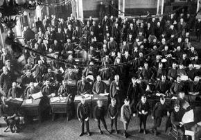 People's Party members in Kansas during an occupation of the legislature in 1893